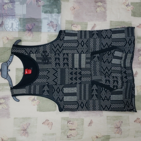 RARE Nike BHM black & white knit sleeveless sweater vest